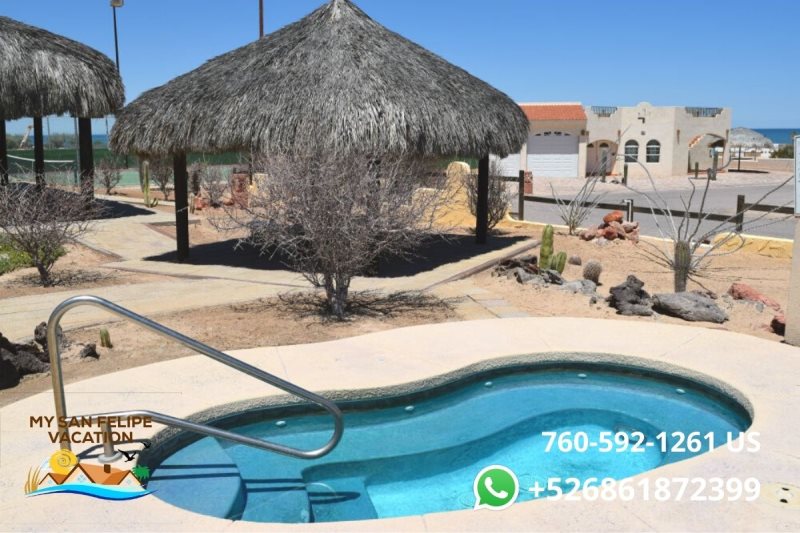 San Felipe Family getaway home with a clean beach, tennis and pools